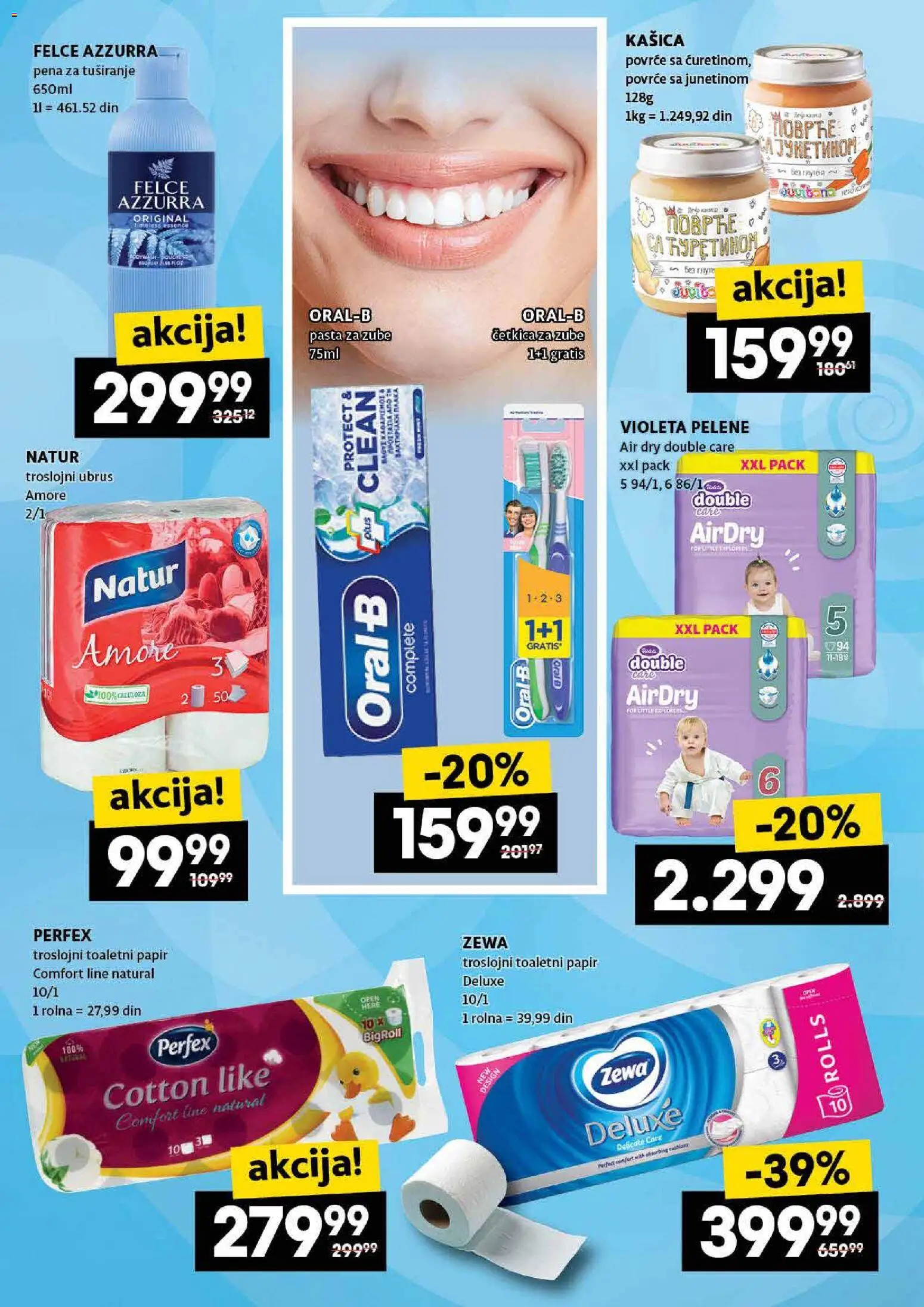 Roda katalog - važi od 13.11.2025 | Strana: 26 | Proizvode: Ubrus, Pasta za zube, Četkica za zube, Pelene