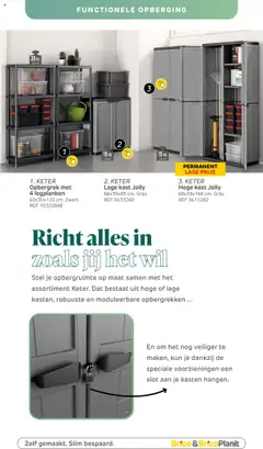 Brico Plan-it - Opberging en keuken catalogus  - Voorbeeld van een folder van Brico Plan-it, geldig van 25.08.2025 | Pagina: 15 | Producten: Kast, Plank, Lit pour bébés