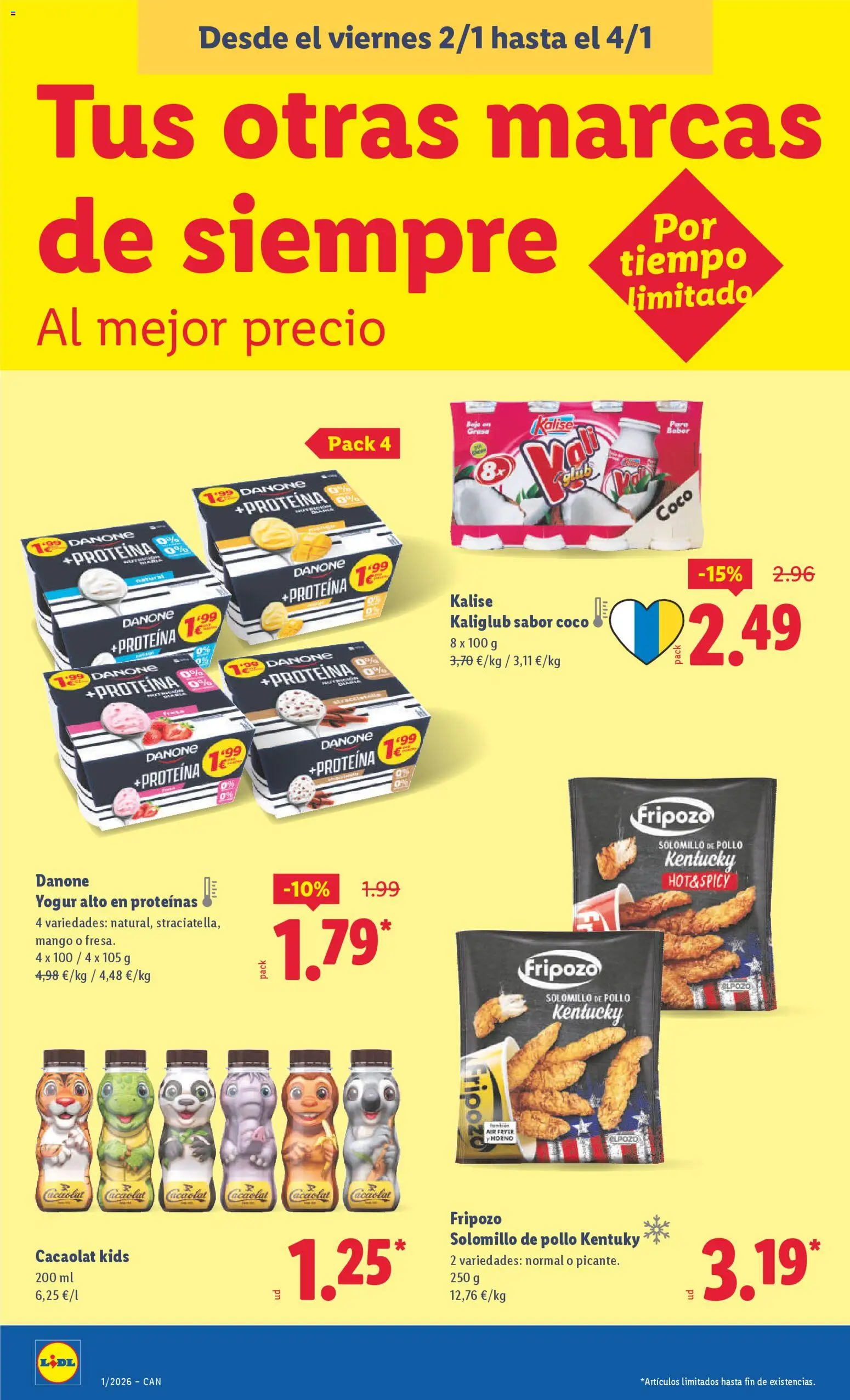Lidl - Canarias │ válido desde el 29.12.2025 | Página: 32 | Productos: Yogur, Té, Horno, Ρούτερ