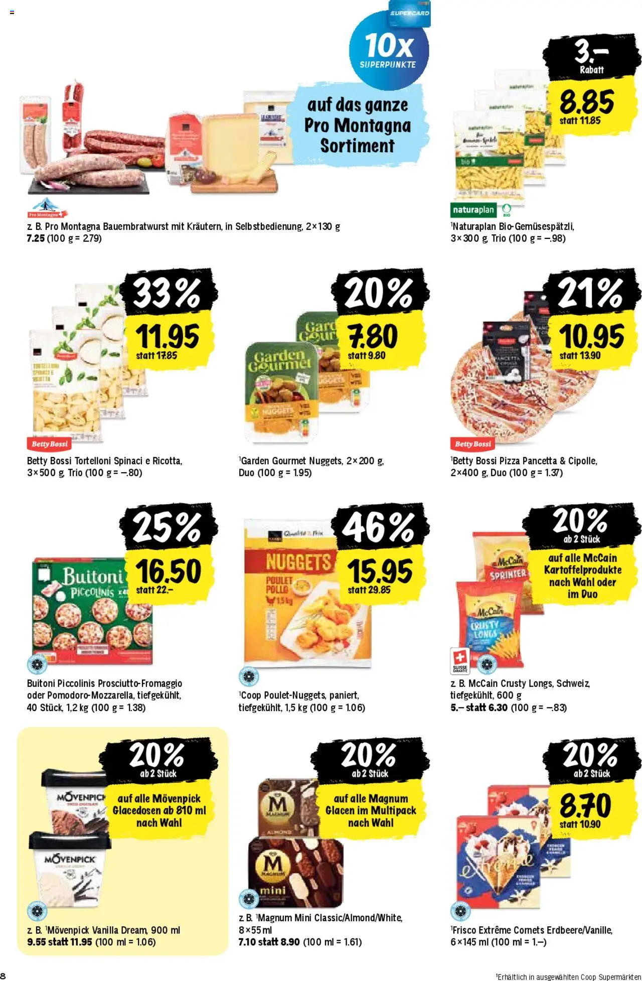 Coop Aktionen ab 26.06.2025 | Seite: 8 | Produkte: En Kommode, Pizza