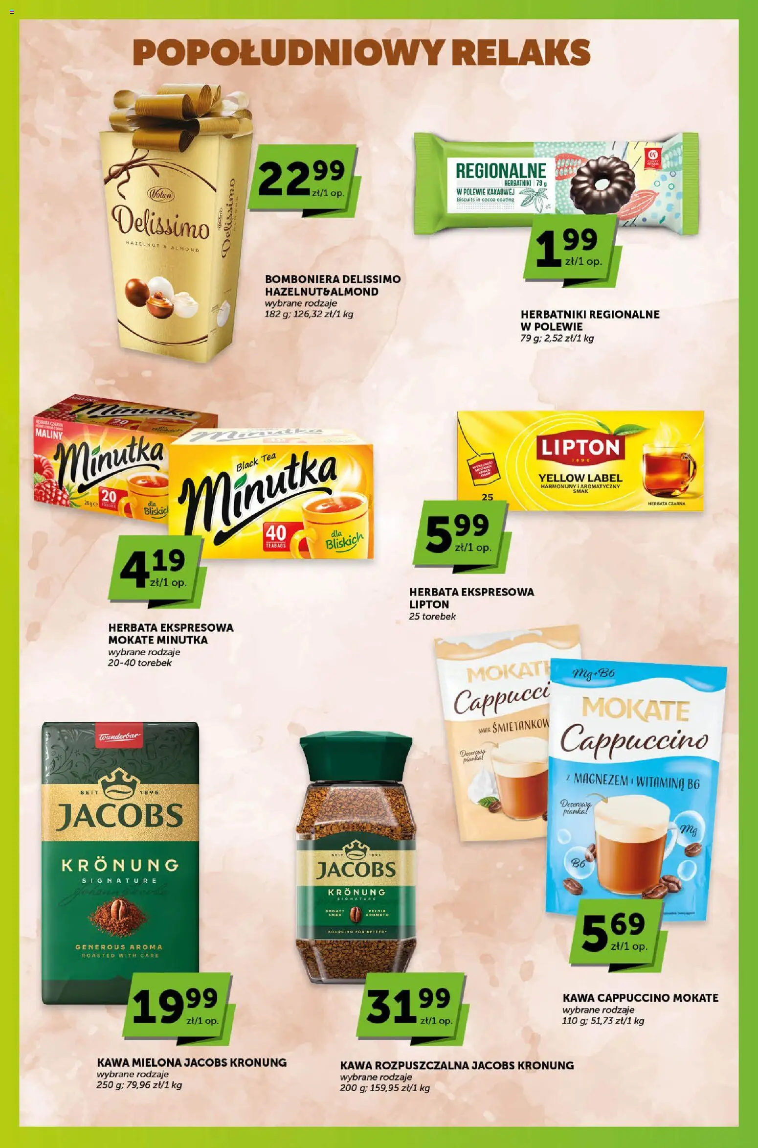 Euro Sklep gazetka - Sprawdź, co więcej od 09.04.2026 | Strona: 6 | Produkty: Kawa rozpuszczalna, Kawa rozpuszczalna Jacobs Kronung, Cappuccino, Herbatniki