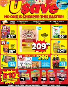 Usave specials catalogue – valid from 23.03.2026