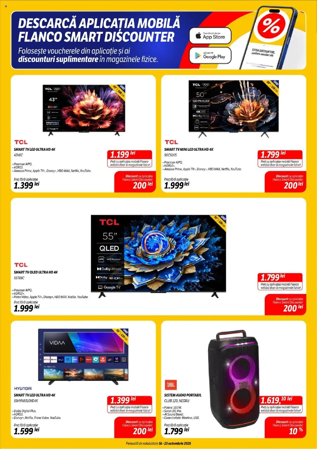 Noul catalog Flanco – valabil de la 16.10.2025 | Pagină: 7 | Produse: Audio, Babak, Apple, Sistem audio