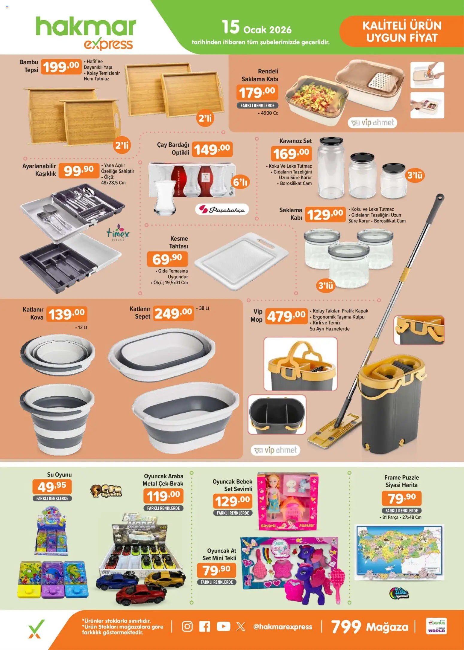Hakmar Express Perşembe Aktüel Ürünler - 15.01.2026 tarihinden itibaren geçerlidir | Sayfa: 1 | Ürünler: Sepet, Çay, Su, Tepsi