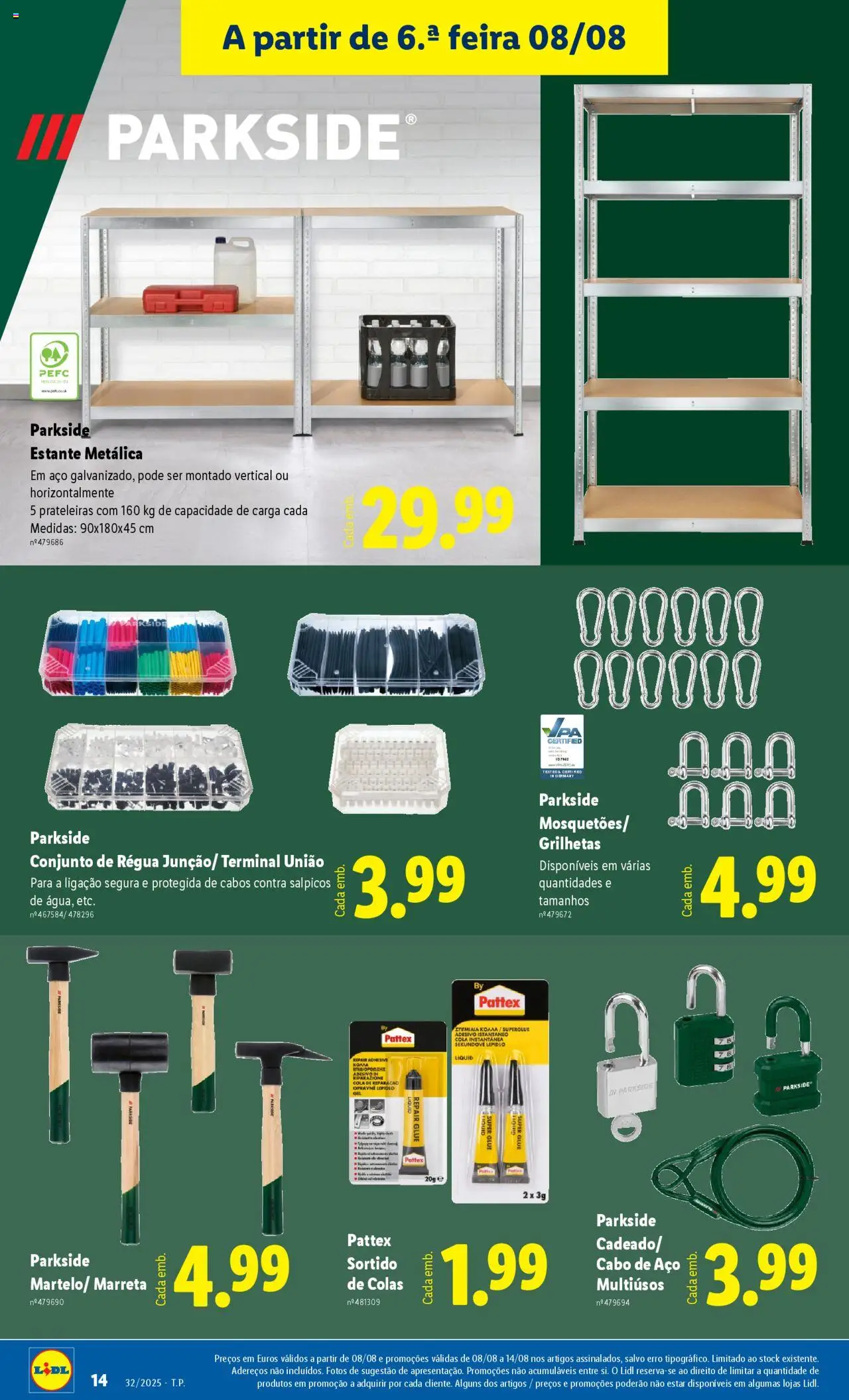 Lidl Novidades │ válido de 04.08.2025 | Página: 14 | Produtos: Cabo