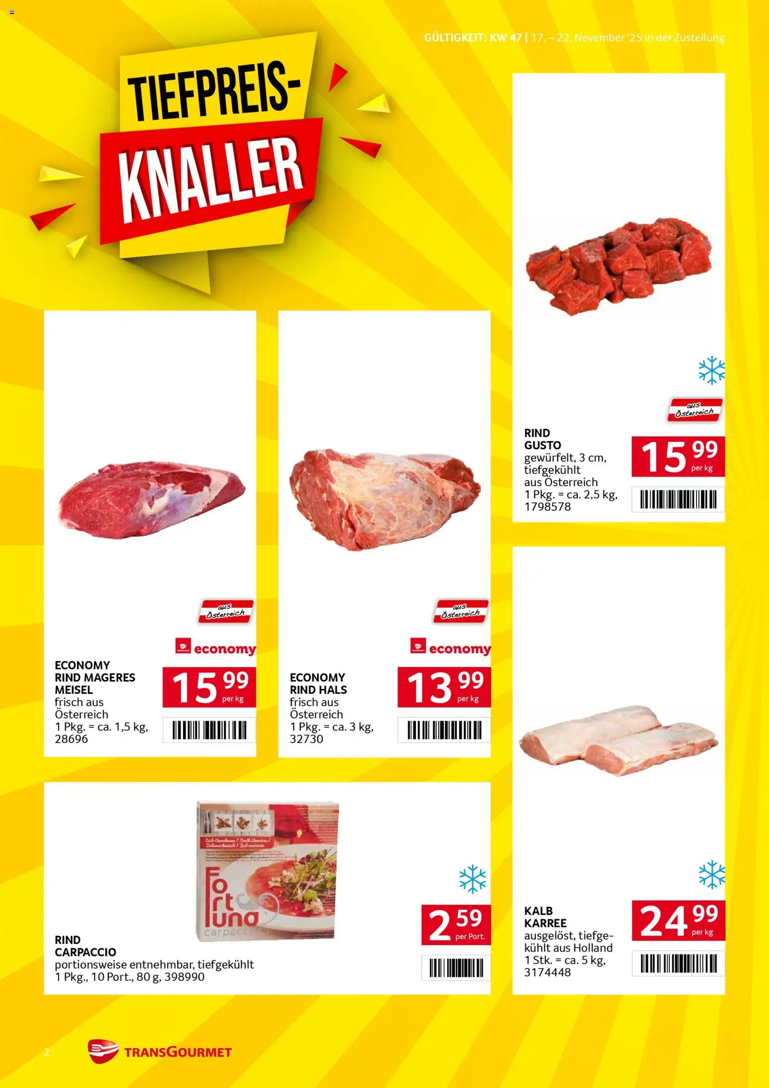 Transgourmet Zustellaktion gültig ab 17.11.2025 | Seite: 2