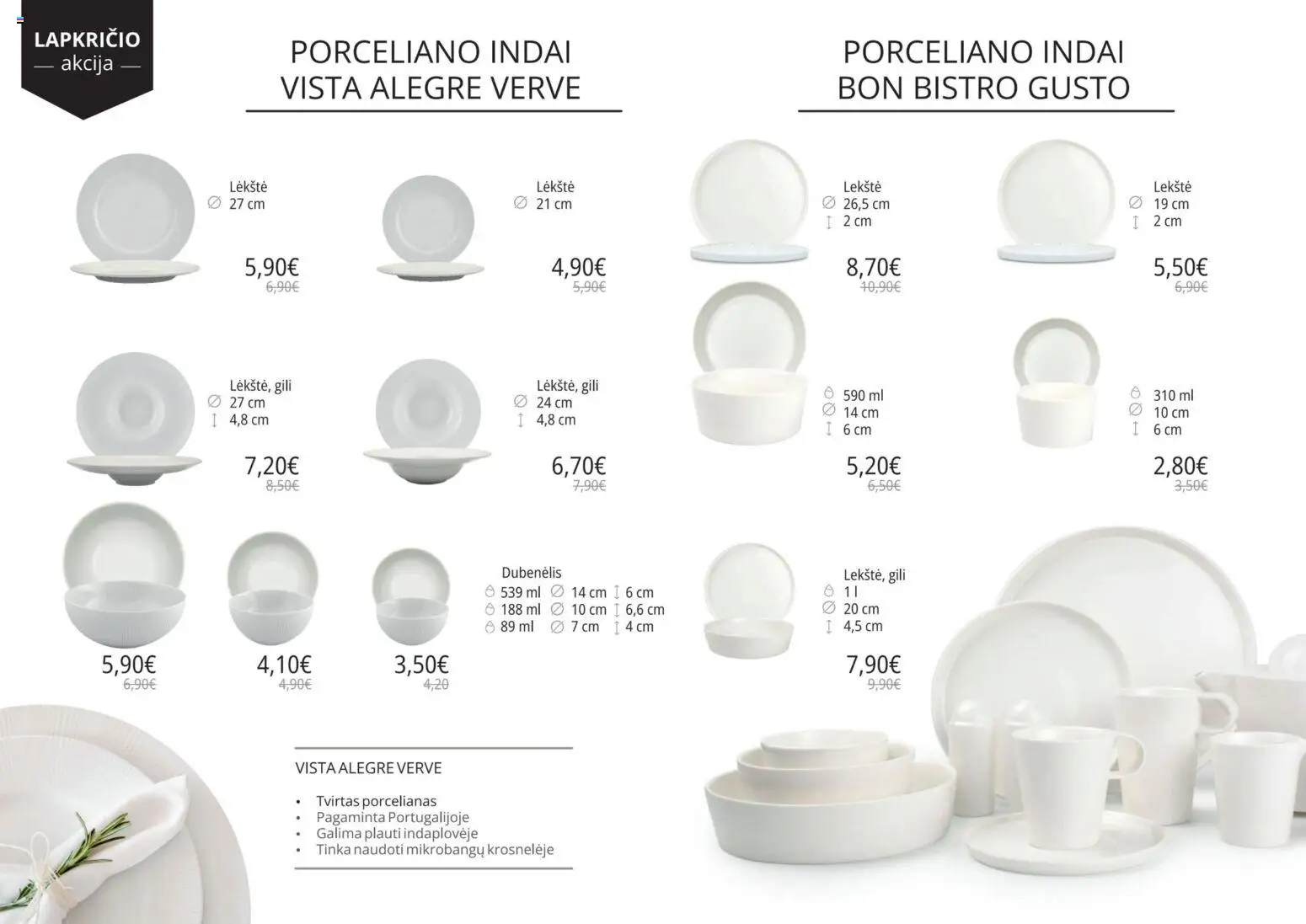 ePromo akcijos nuo 01.11.2025 | Puslapis: 5 | Prekių: Lėkštė, Indai