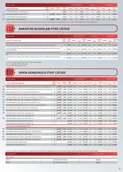 16.02.2026 tarihinden itibaren geçerli olan Arçelik kataloğu önizlemesi | Sayfa: 39 | Ürünler: Buzdolabı, Dondurucu