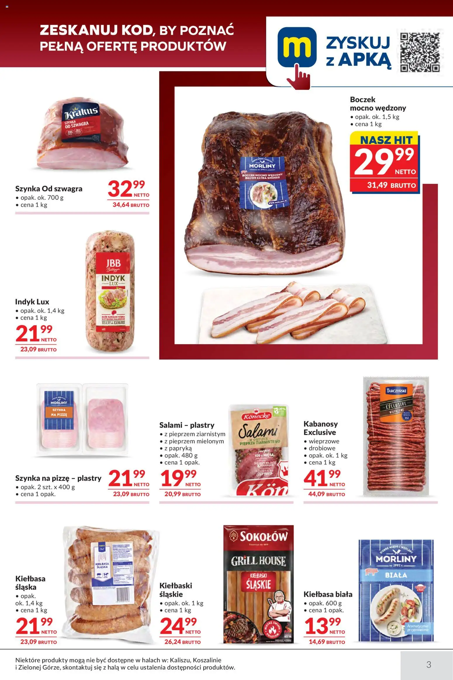 Makro gazetka - Oferta dla gastronomii od 28.04.2026 | Strona: 3 | Produkty: Grill, Kabanosy, Papryka, Boczek