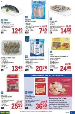 Metro angebote Profi ab 16.10.2025 gültig | Seite: 19 | Produkte: Meeresfrüchte, Fisch