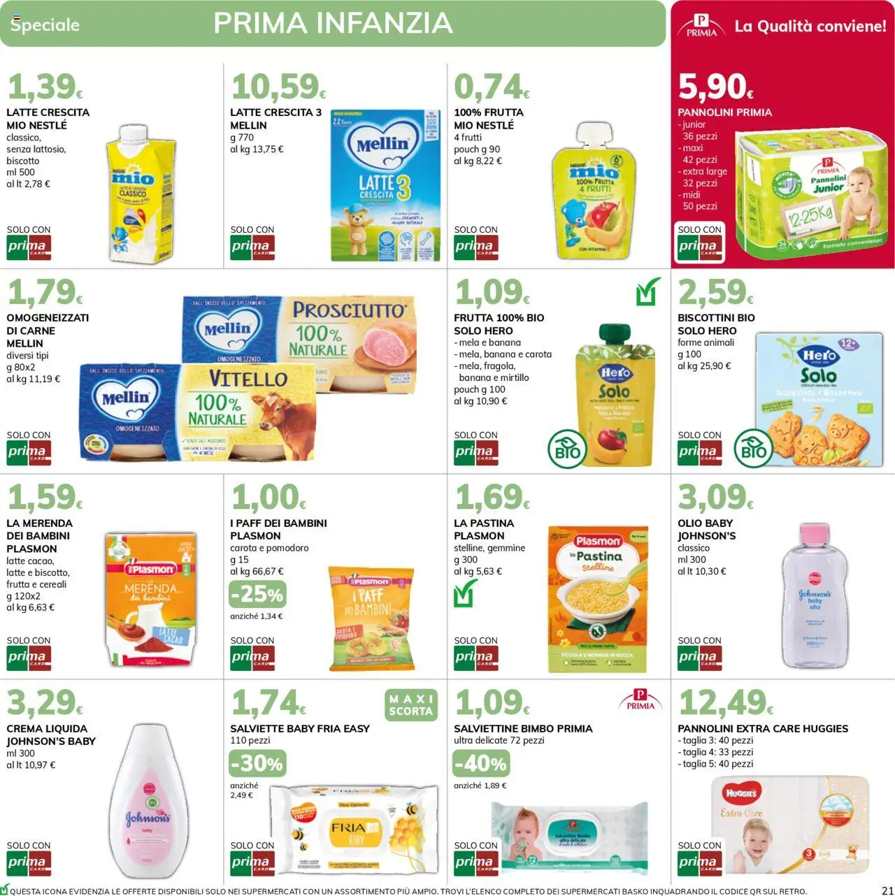 Volantino Basko del 19.08.2025 | Pagina: 21 | Prodotti: Frutta, Pomodoro, Latte, Vitello