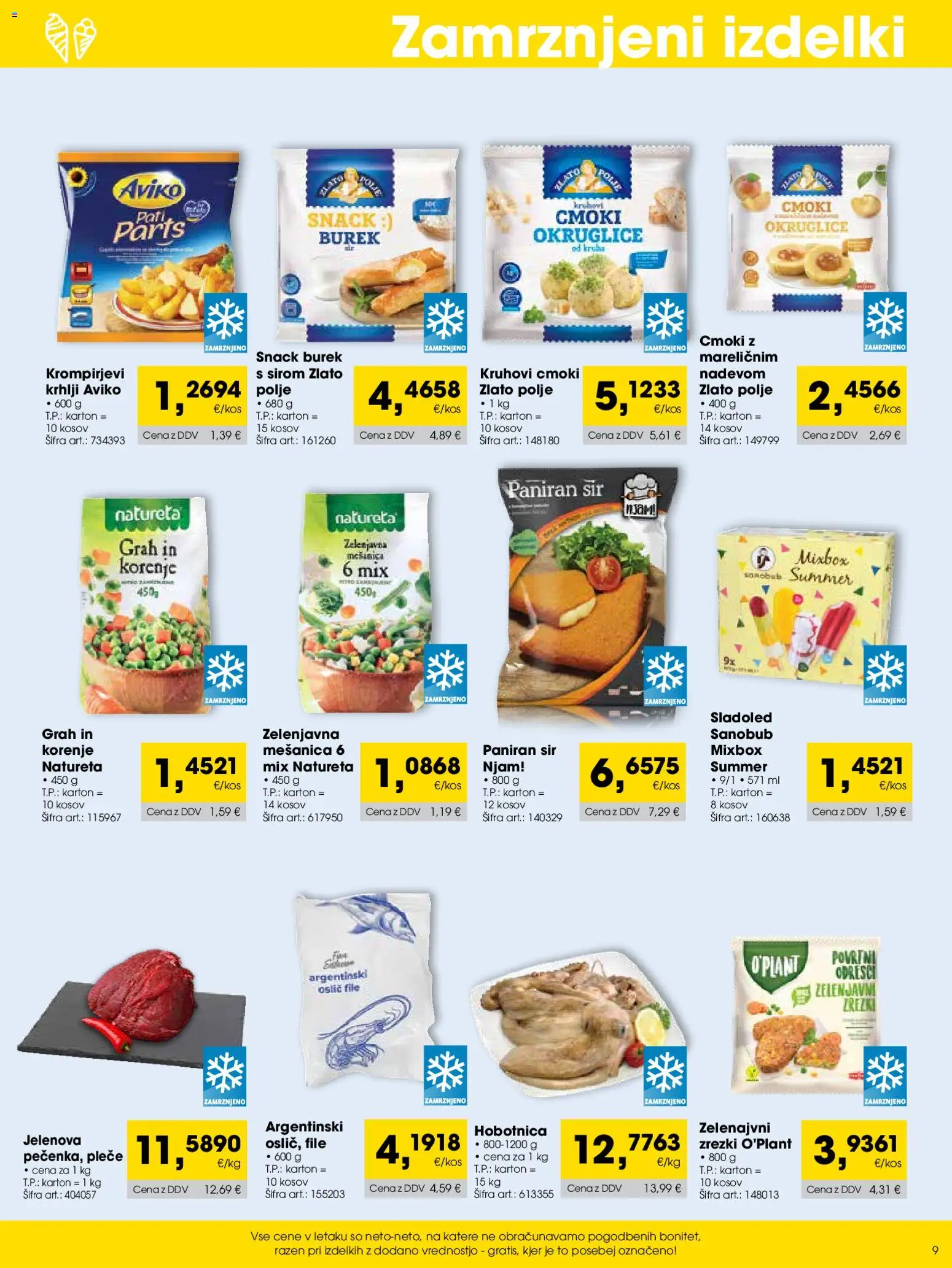 Novi Tuš katalog ponudbe – veljaven od 01.12.2025 | Stran: 9