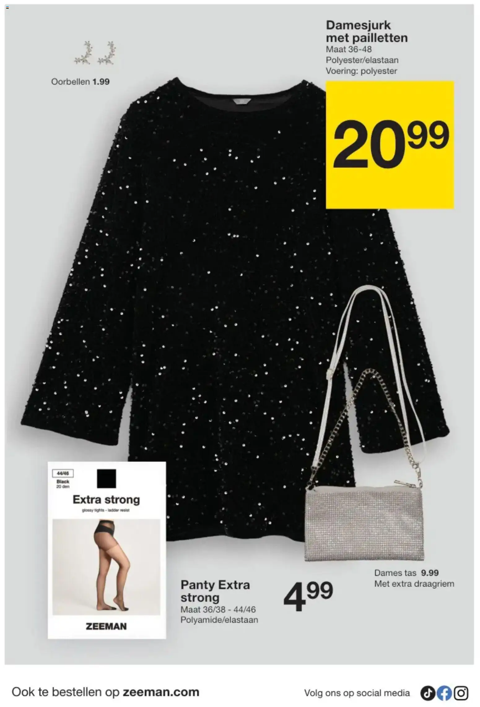 {H1} | Pagina: 14 | Producten: Tas, Panty, Oorbellen, Ladder