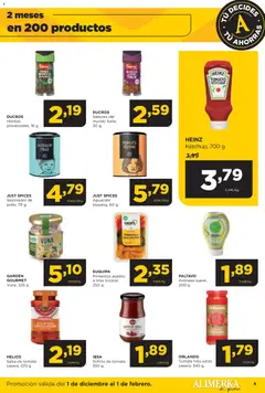 Vista previa Alimerka folleto válido desde el 01.12.2025 | Página: 9 | Productos: Κάδος απορρυμάτων, Salsa de tomate, Sazonador