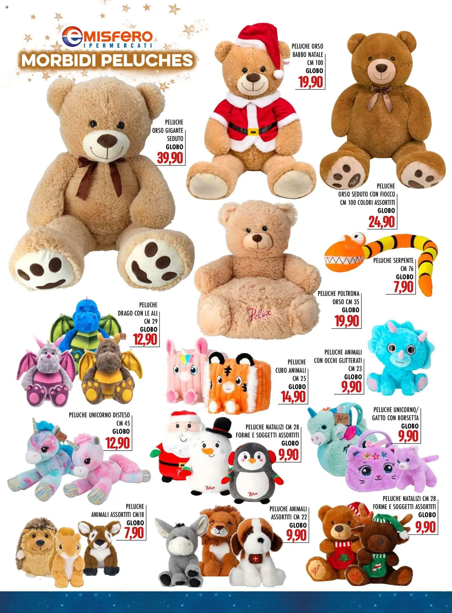 Volantino Emisfero del 13.11.2025 | Pagina: 2 | Prodotti: Peluche, Borsetta, Poltrona