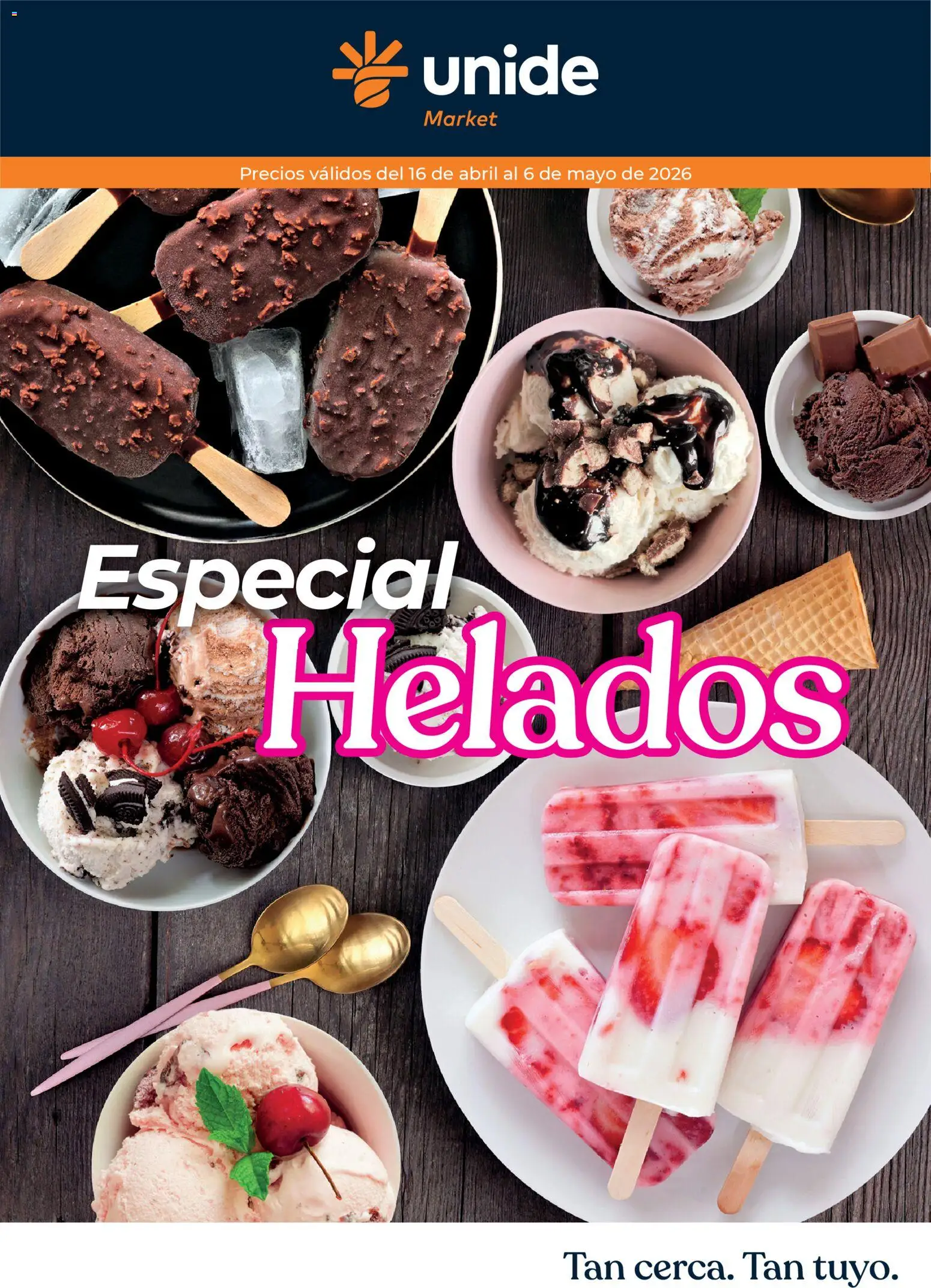 Unide - Especial Helados │ válido desde el 16.04.2026 | Página: 1