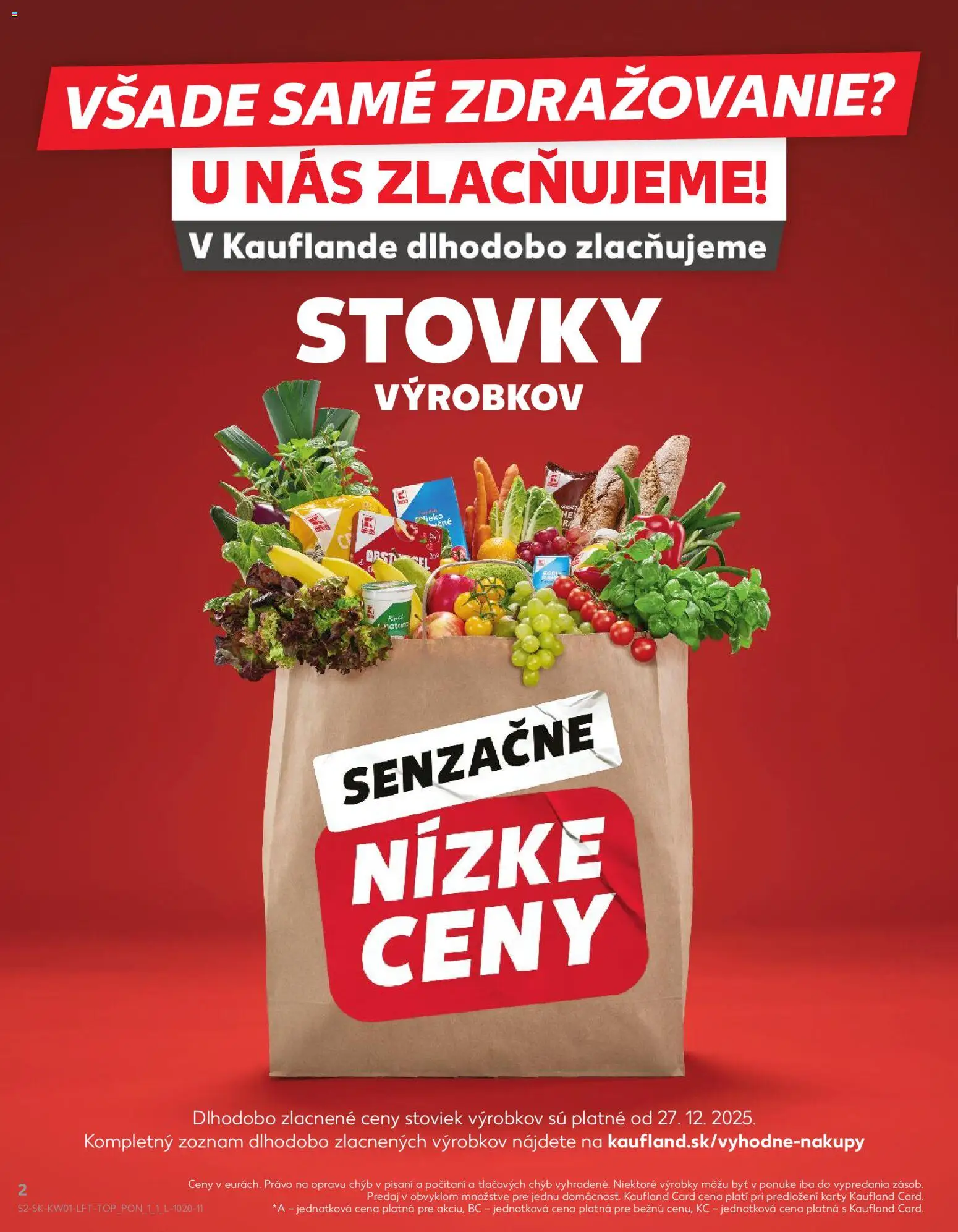 Nové Kaufland akcie – leták je platný od 02.01.2026 | Strana: 2