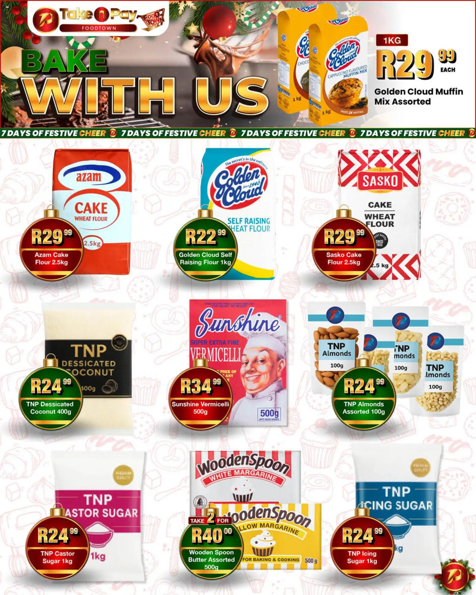 New Take n Pay catalogue – valid from 18.12.2025 | Page: 9 | Products: Cake, Flour, Butter, Sugar