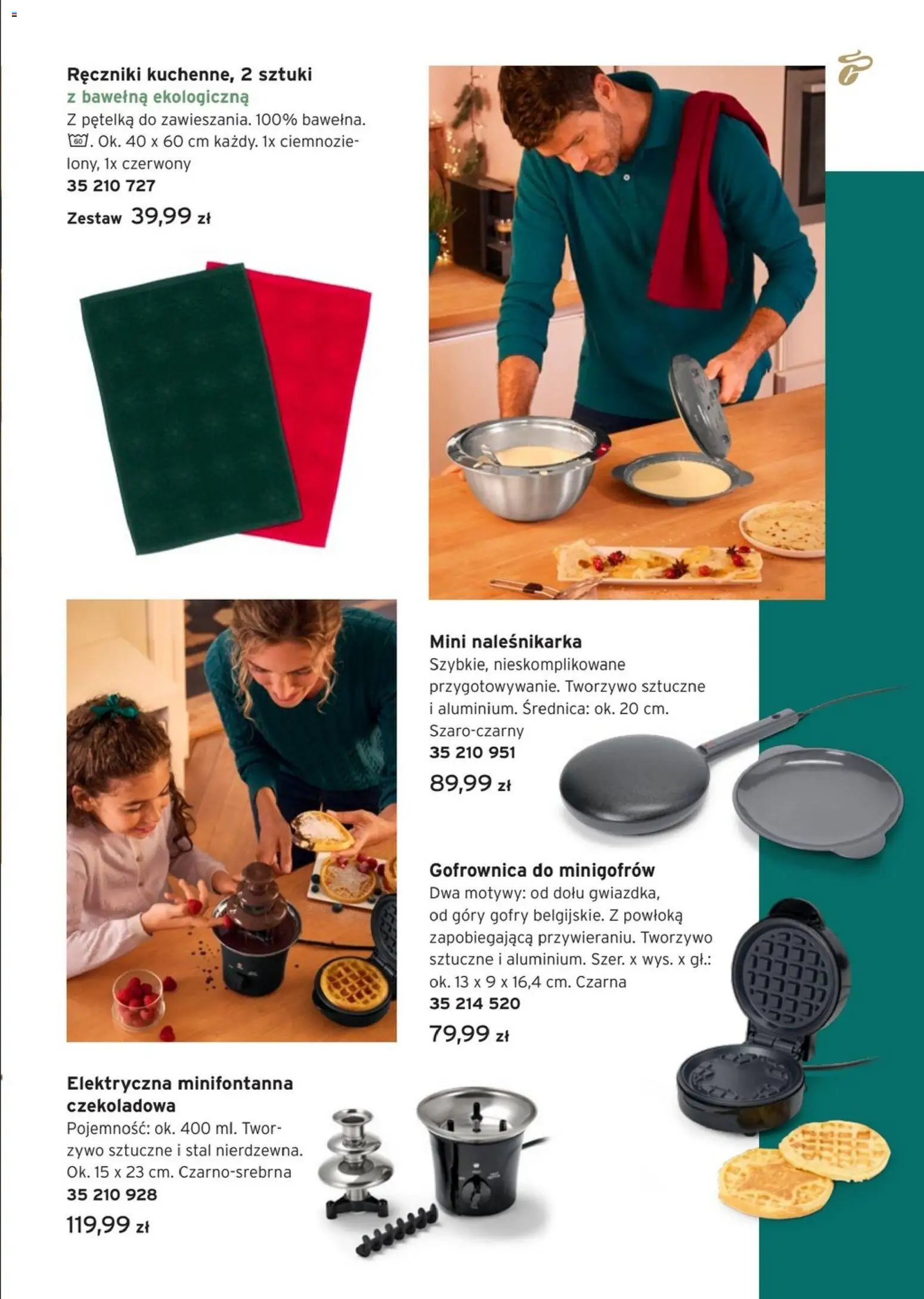 Tchibo promocje od 02.12.2025 | Strona: 13 | Produkty: Czekoladowa, Gofrownica