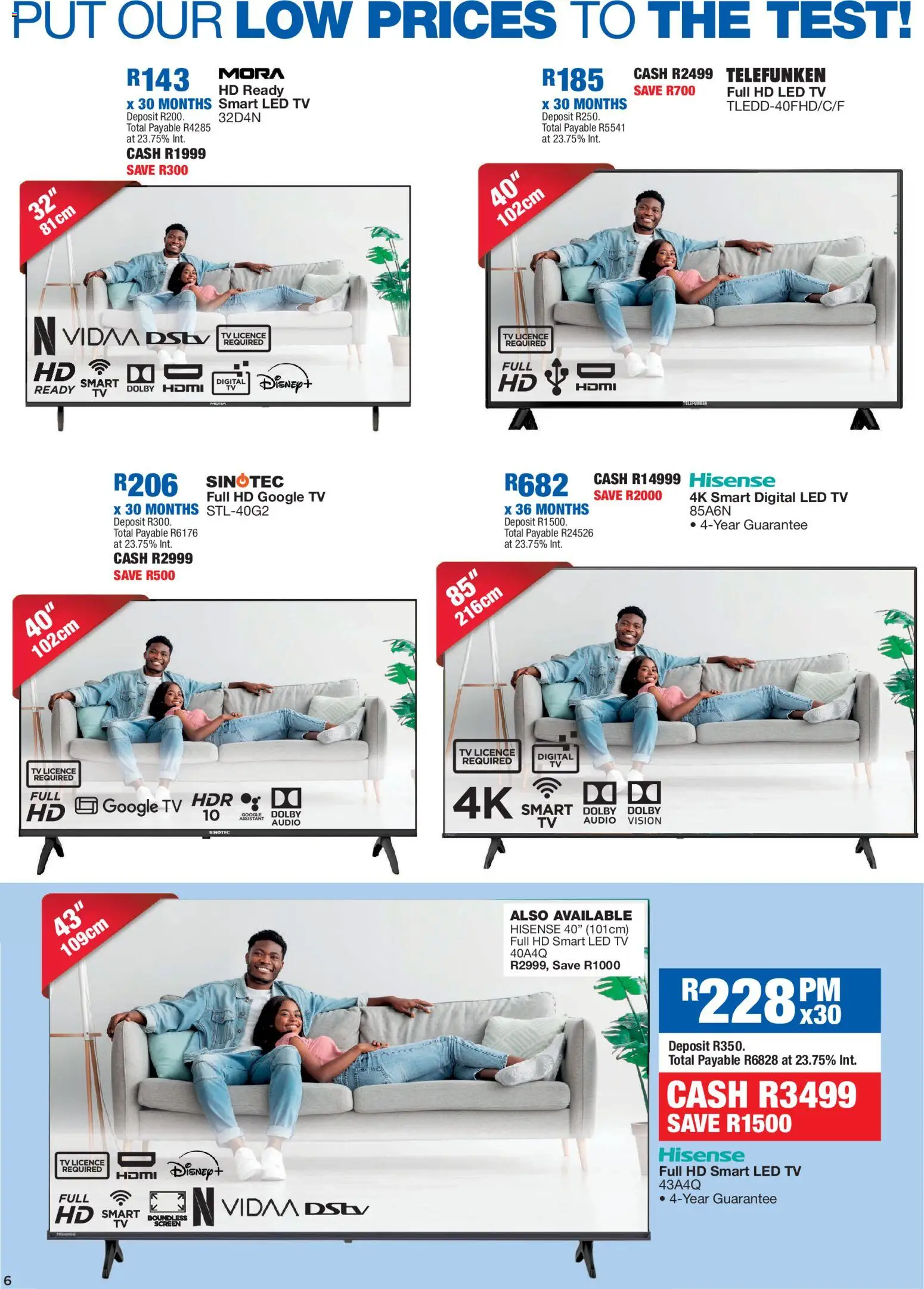 New OK Furniture catalogue – valid from 26.01.2026 | Page: 6 | Products: Audio, TV