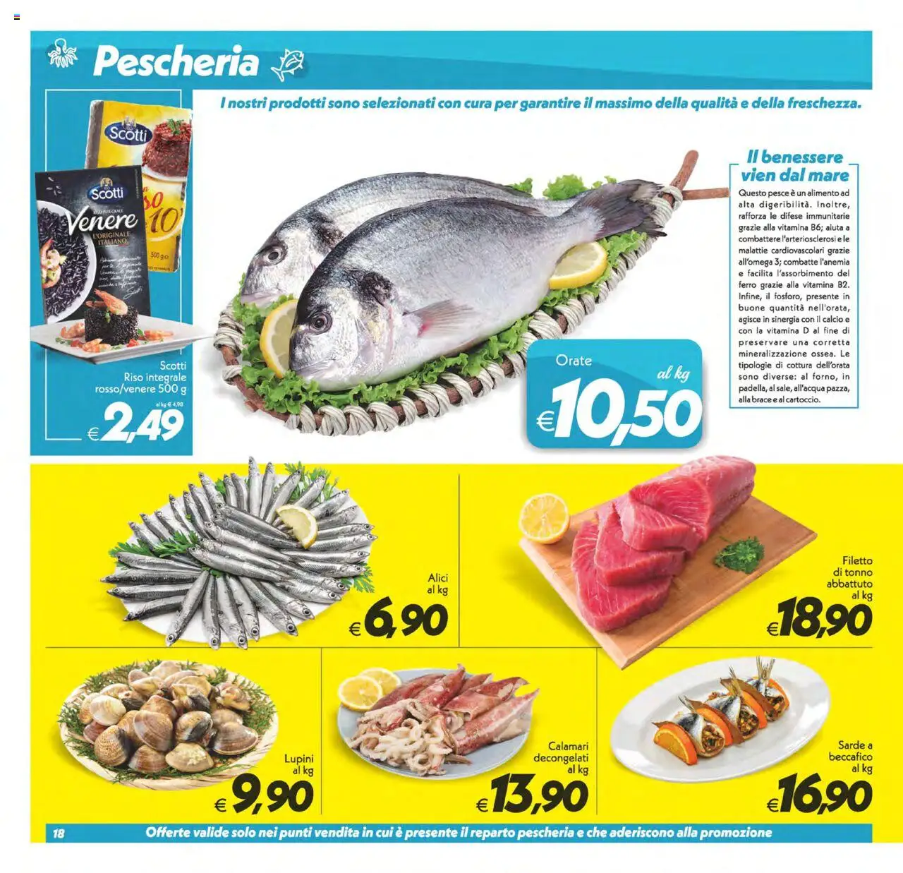 Volantino SuperConveniente del 23.09.2025 | Pagina: 18 | Prodotti: Lupini, Riso, Tonno, Alici