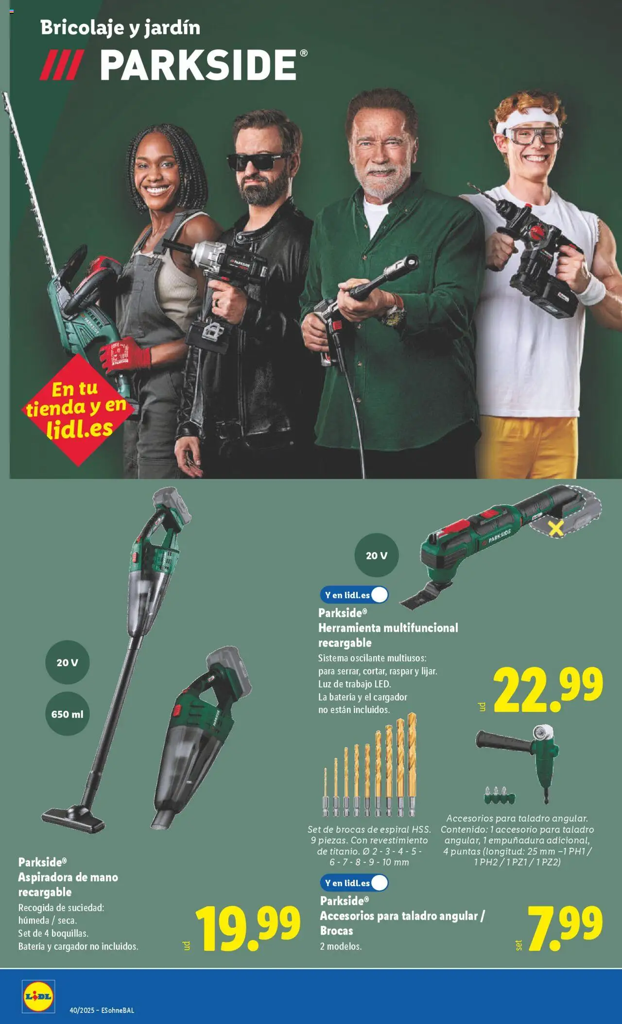 Lidl folleto de bazar │ válido desde el 29.09.2025 | Página: 6 | Productos: Aspiradora, Batería