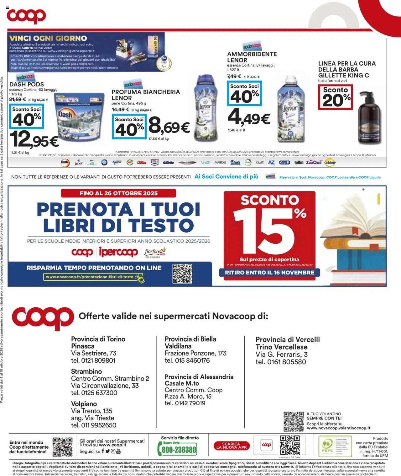 Volantino COOP del 02.10.2025 | Pagina: 26 | Prodotti: Ammorbidente, Tè, Data