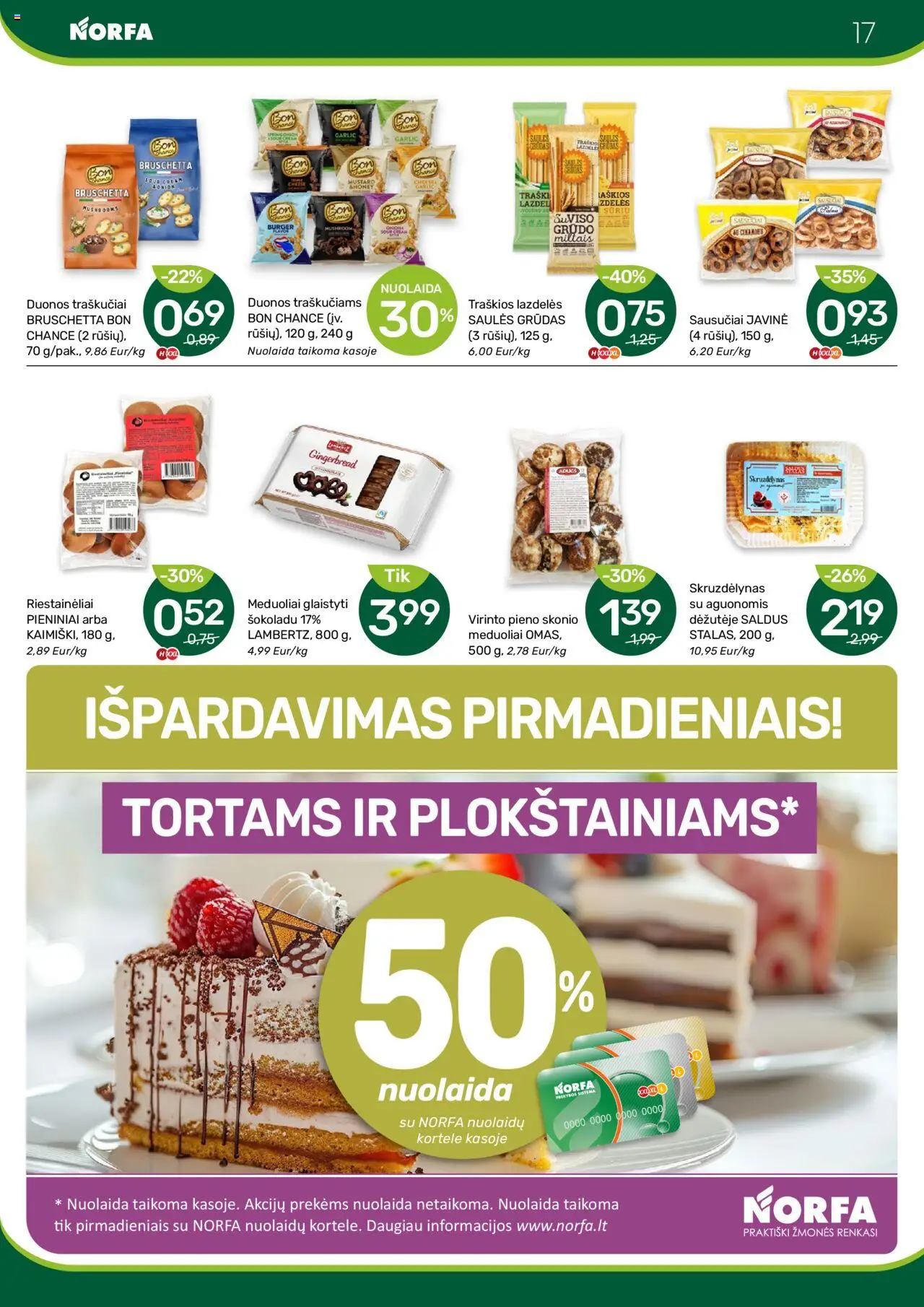 NORFA - Leidinys│galioja nuo 24.07.2025 | Puslapis: 17 | Prekių: Traškučiai