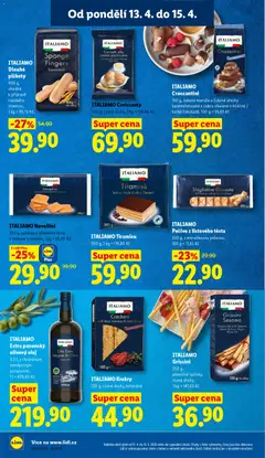 Náhled letáku ITALIAMO Pečivo z listového těsta, 200 g, s meruňkovou polevou od 13.04.2026 | Strana: 16