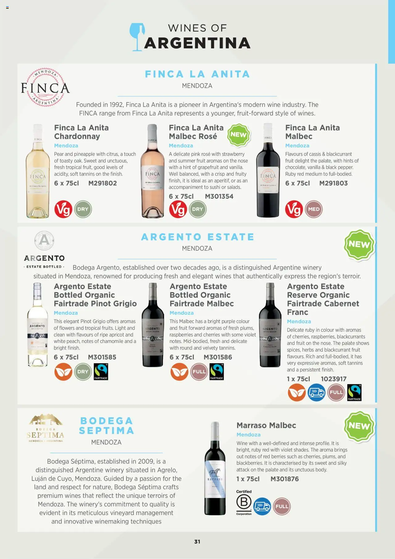  | Page: 31 | Products: Wine, Pineapple, Strawberry, Vanilla