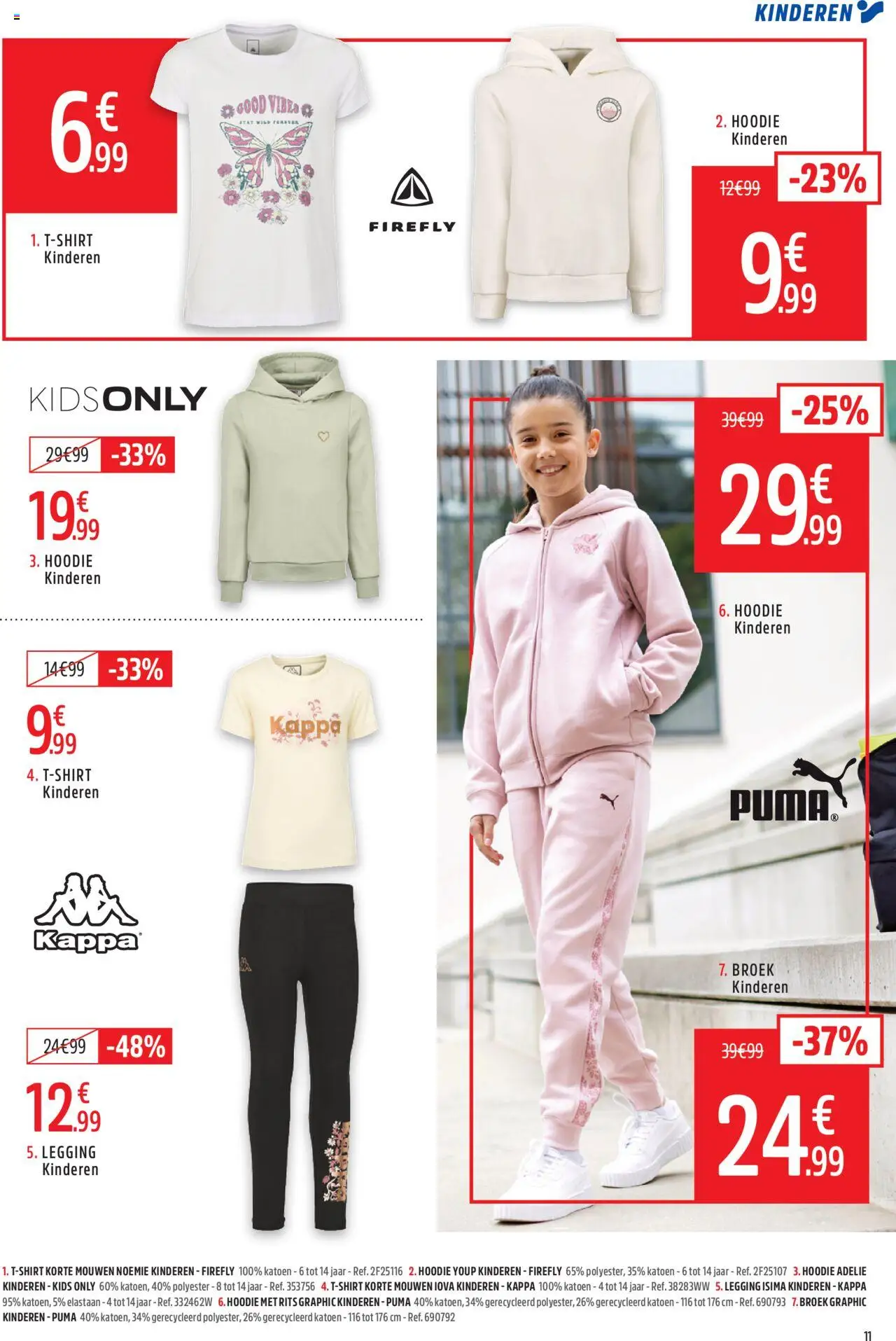  | Pagina: 11 | Producten: Hoodie, Broek, Legging