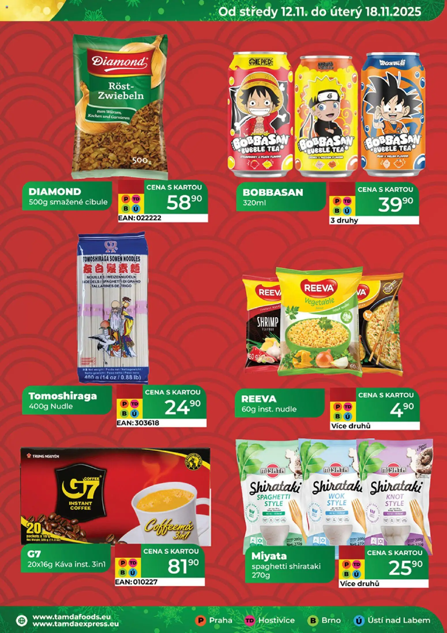 Tamda Foods leták od 12.11.2025 | Strana: 29 | Produkty: Káva, Rošt, Nudle, Cibule