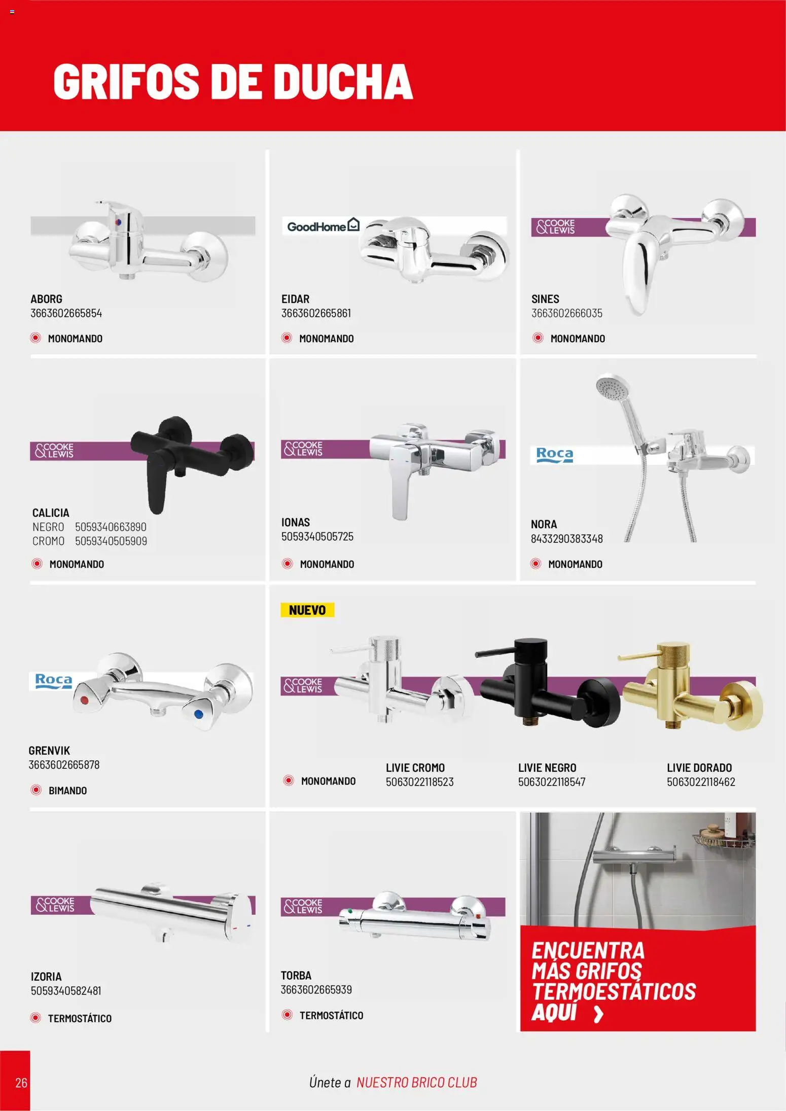 Brico Depôt Baños │ válido desde el 02.01.2026 | Página: 26 | Productos: Ducha