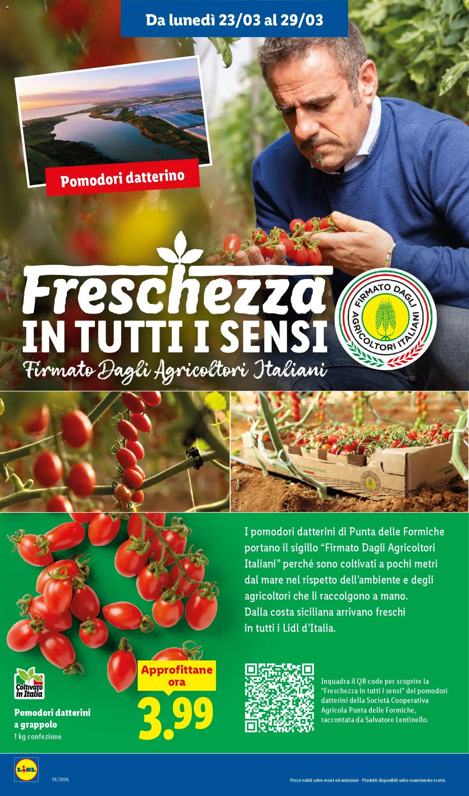 Volantino Lidl del 23.03.2026 | Pagina: 4 | Prodotti: Pomodori
