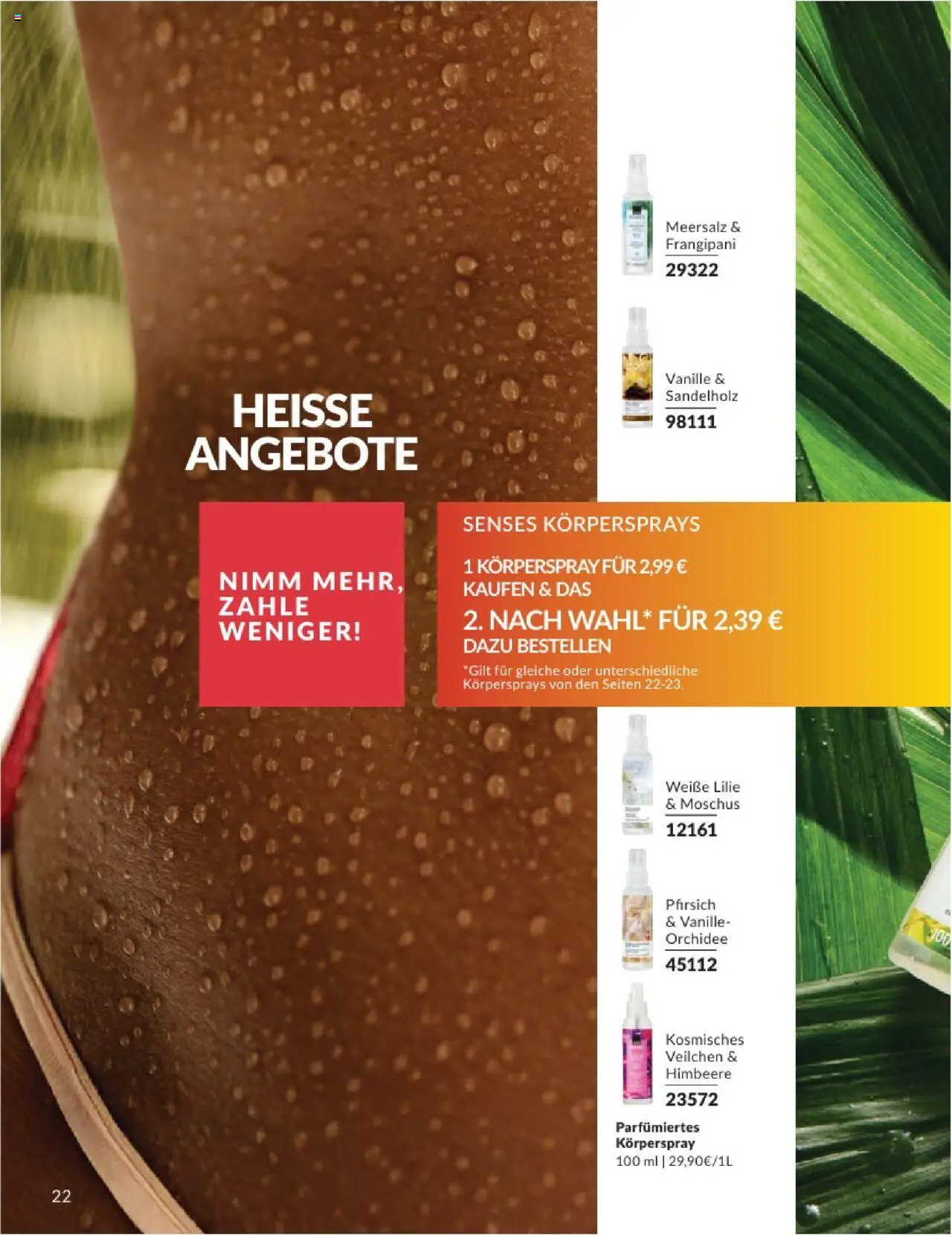 AVON Katalog August 2025 - gültig ab dem 01.08.2025 | Seite: 24 | Produkte: Orchidee, Pfirsich, Himbeere, Körperspray