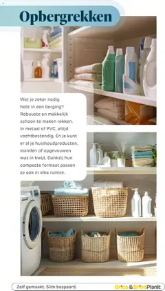 Brico Plan-it - Opberging en keuken catalogus  - Voorbeeld van een folder van Brico Plan-it, geldig van 25.08.2025 | Pagina: 83 | Producten: Manden, Was