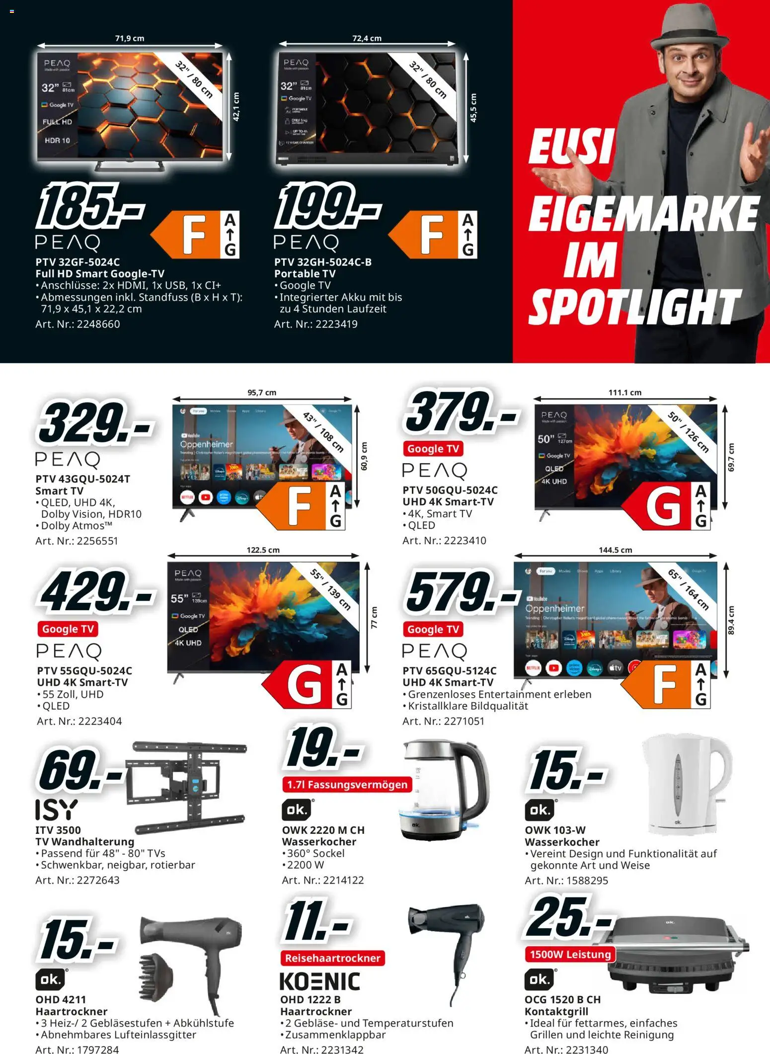 Media Markt - Black Friday – gültig ab 02.11.2025 | Seite: 19 | Produkte: Haartrockner, TV, Wasserkocher