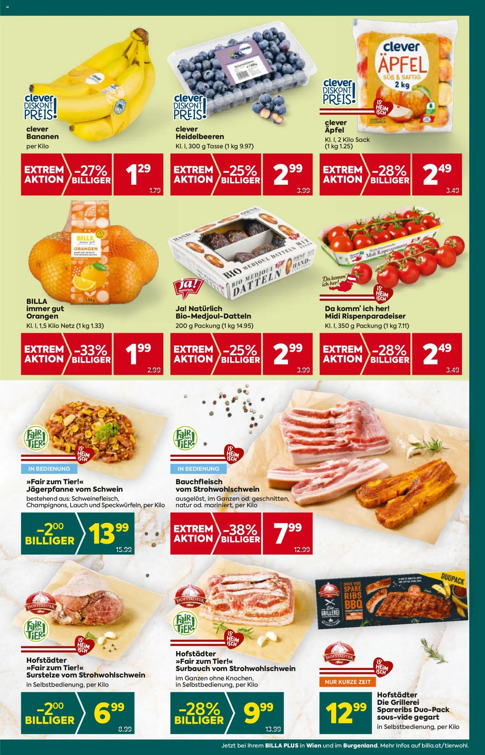 Billa Plus Flugblatt - Burgenland gültig ab 06.11.2025 | Seite: 11 | Produkte: Äpfel, Orangen, Bananen