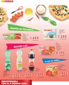 Volantino Conad del 17.09.2025 | Pagina: 5 | Prodotti: Acqua, Mozzarella, Limone, Bibite