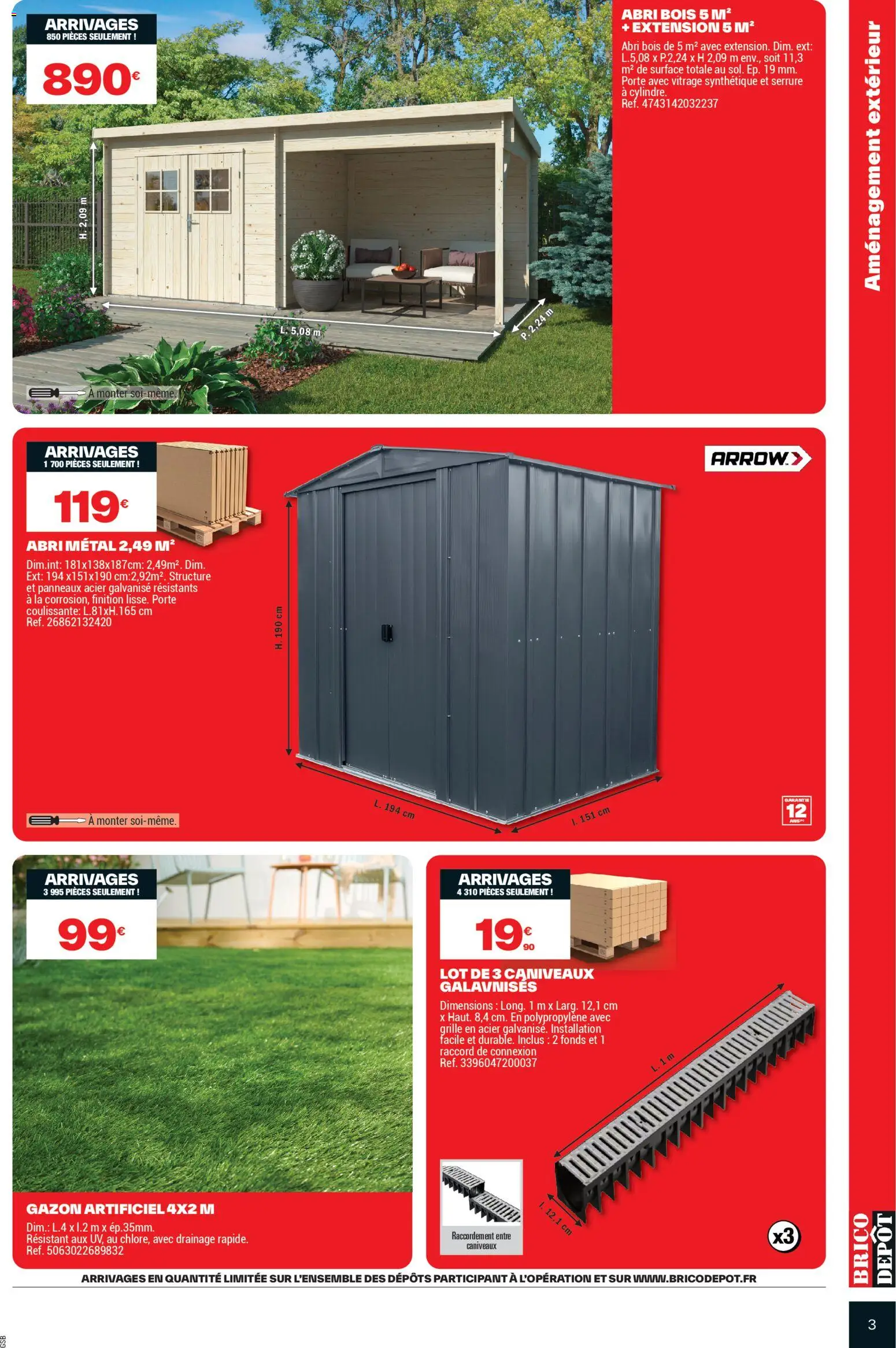 {H1} | Page: 3 | Produits: Porte, Gazon