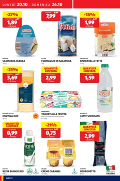 Anteprima del volantino FORMAGGIO IN SALAMΟΙΑ, 1 kg valido a partire dal 20.10.2025 | Pagina: 8