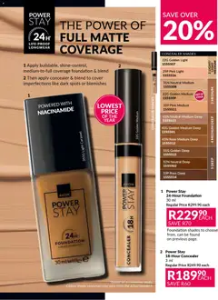 Avon specials catalogue – valid from 01.12.2025 | Page: 57 | Products: Foundation, Concealer, Stock, Caramel