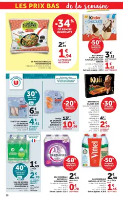 Hyper U - Prévisualisation de Hyper U Prospectus valide à partir de 17.02.2026 | Page: 18 | Produits: Glaces, Eau minérale, Base, Lait