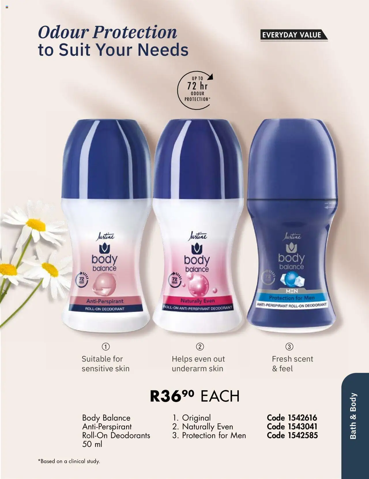 Justine Specials │ valid from 01.08.2025 | Page: 97 | Products: Suit, Bath, Deodorant, Antiperspirant