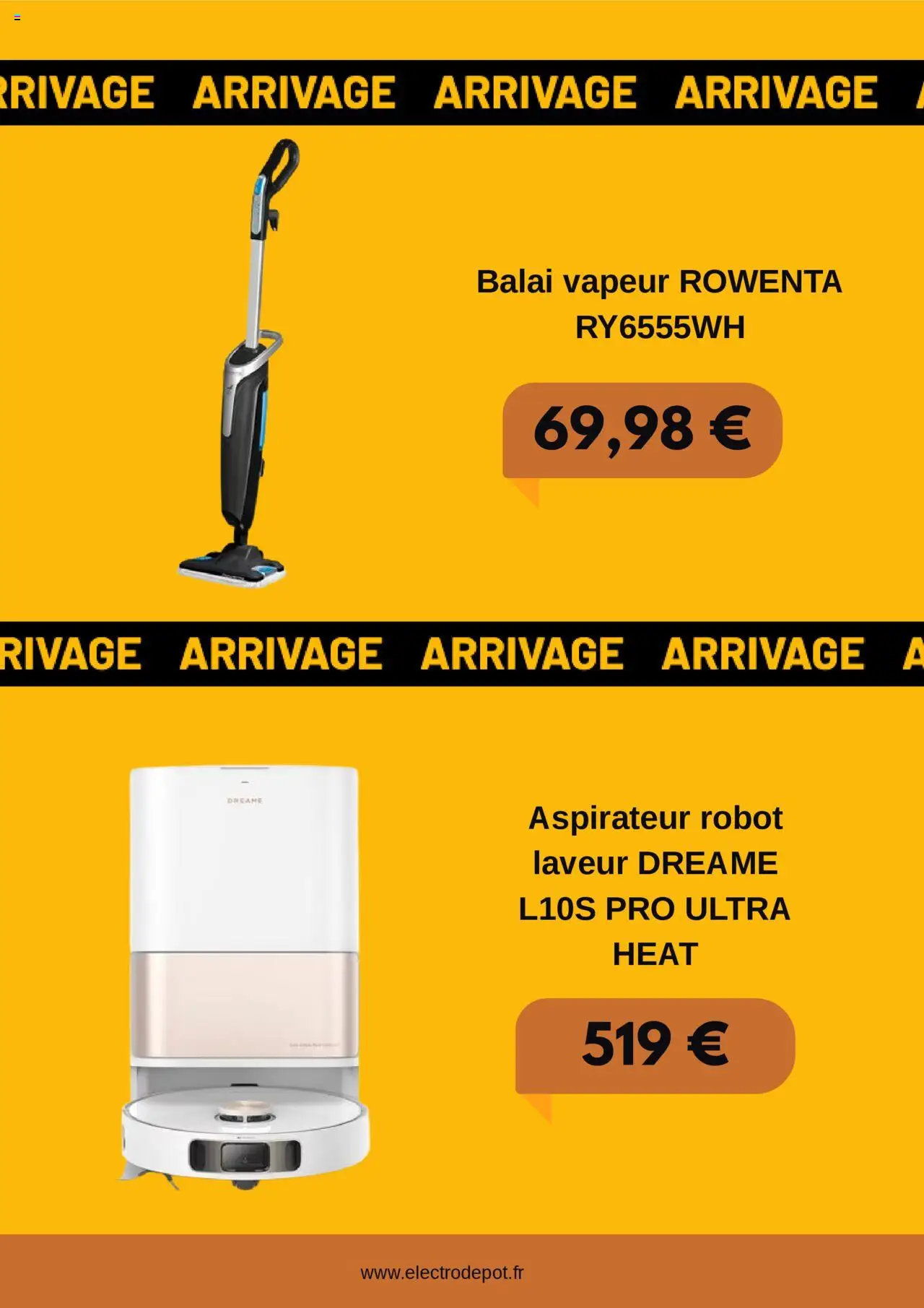 {H1} | Page: 5 | Produits: Aspirateur, Robot, Balai, Aspirateur robot