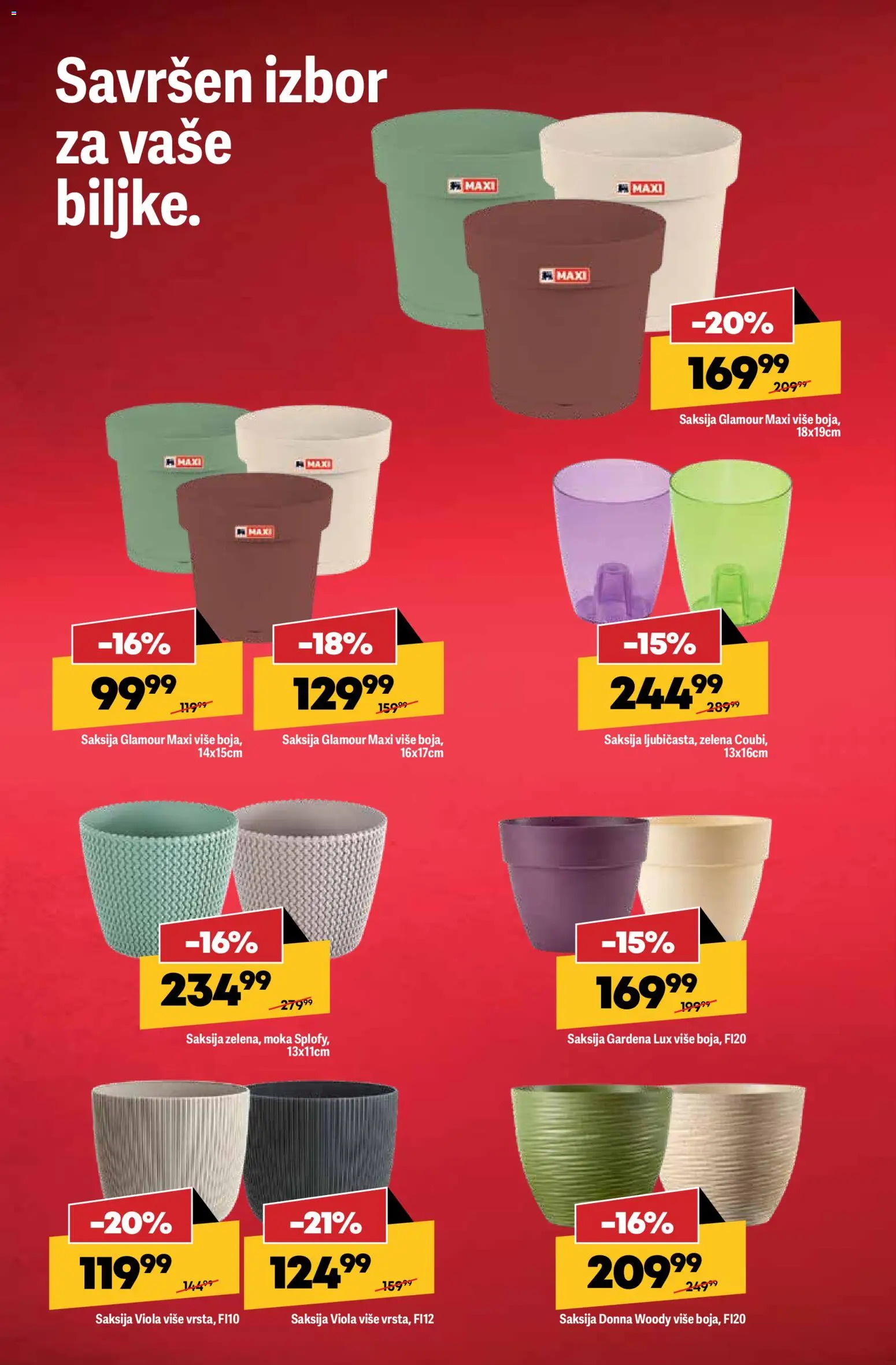 Mega Maxi katalog - važi od 26.02.2026 | Strana: 12 | Proizvode: Saksija