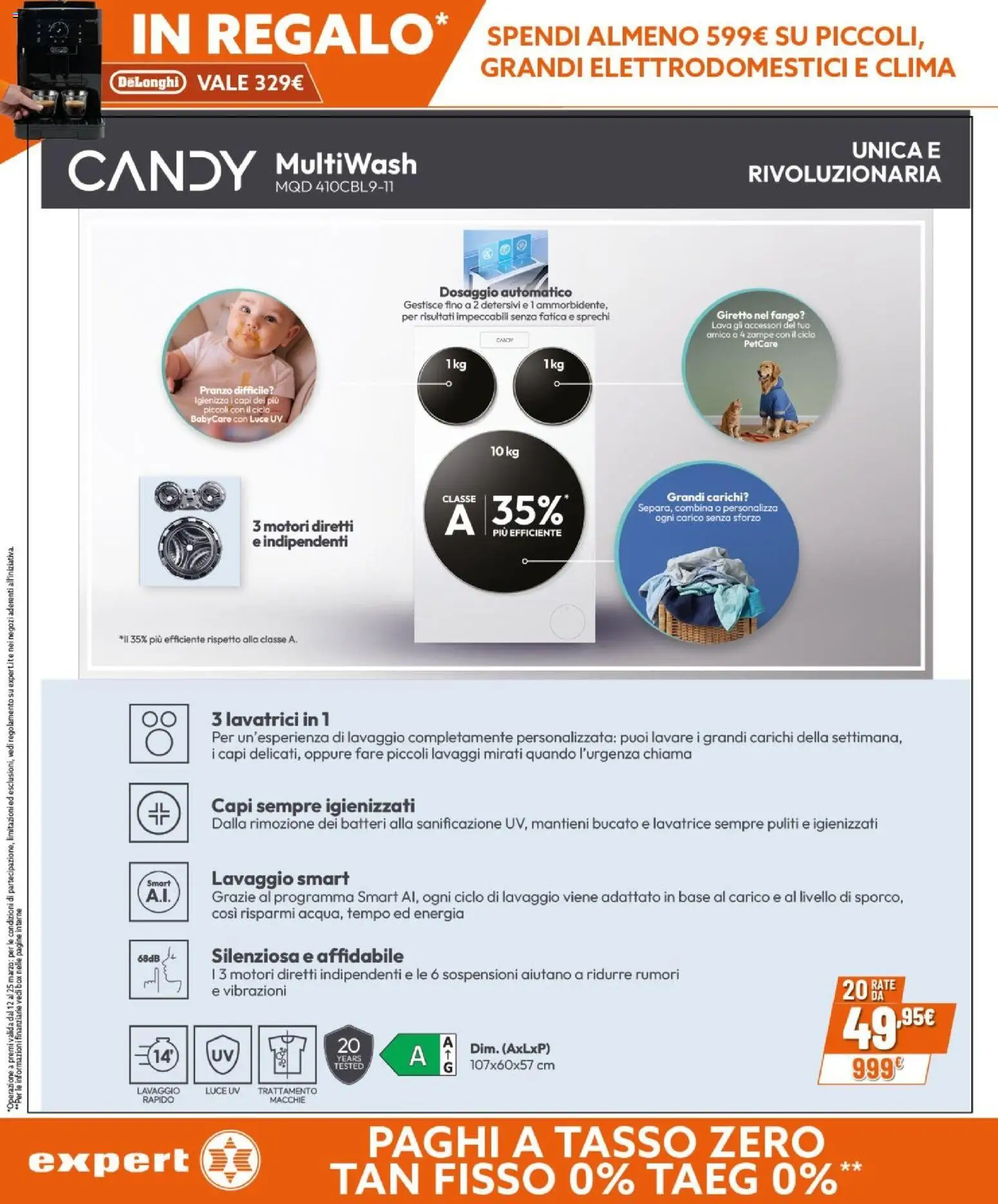 Volantino Expert del 12.03.2026 | Pagina: 13 | Prodotti: Lavatrice