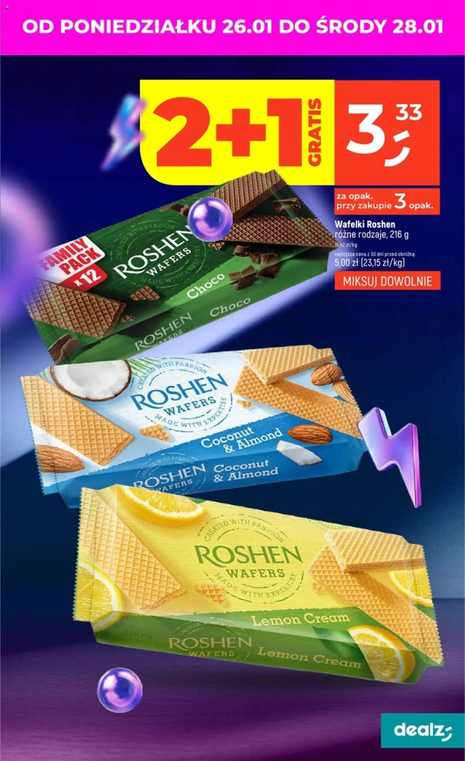 Dealz Gazetka od 22.01.2026 | Strona: 37 | Produkty: Wafelki
