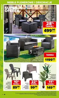 Pogląd oferty "Carrefour gazetka - Ogród" - ważna od 02.03.2026 | Strona: 8 | Produkty: Top, Krzesło