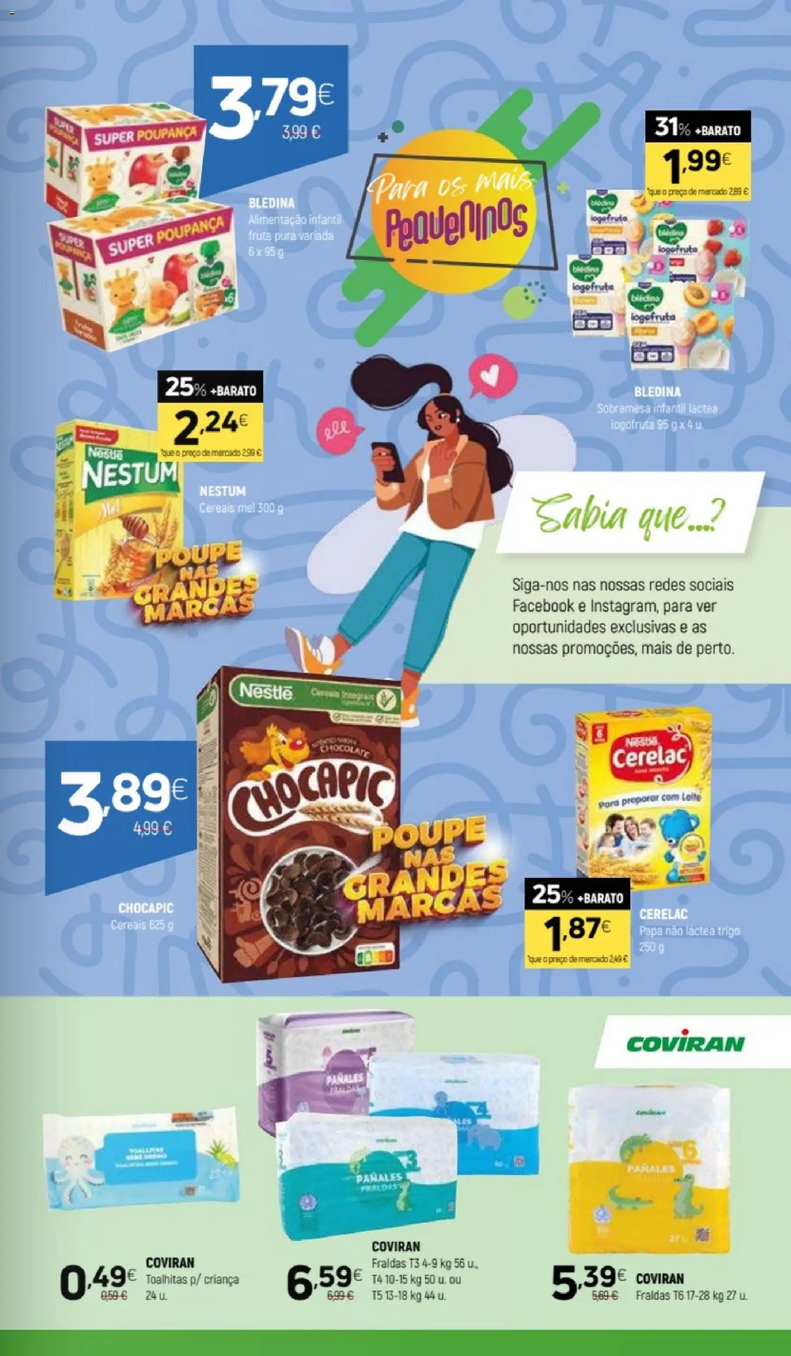 Coviran - folheto │ válido de 27.01.2026 | Página: 9 | Produtos: Leite, Nestlé, Chocolate, Cereais